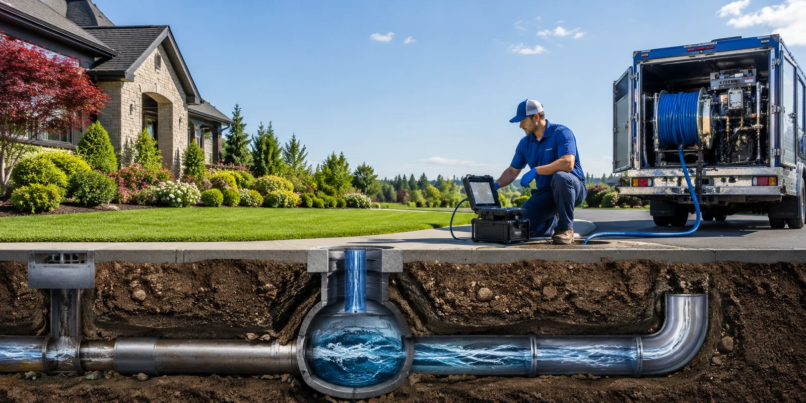 Drainage restoration information for Lahmansville, WV